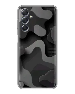 Чехол для Samsung Galaxy M54 (5G) с картинкой «Темный абстрактный камуфляж»