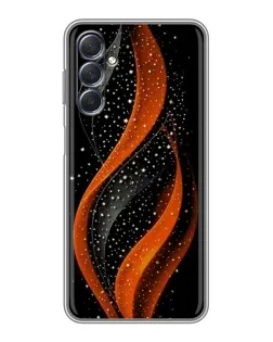 Чехол для Samsung Galaxy M54 (5G) с картинкой «Огненная звездная волна»