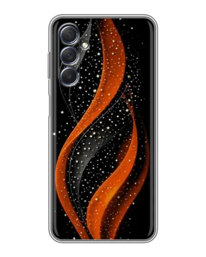 Чехол для Samsung Galaxy M54 (5G) с картинкой «Огненная звездная волна»