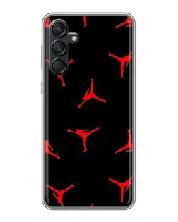 Чехол для Samsung Galaxy M55 5G с картинкой «Jordan Red Pattern»