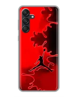 Чехол для Samsung Galaxy M55 5G с картинкой «Jordan Red Smoke»