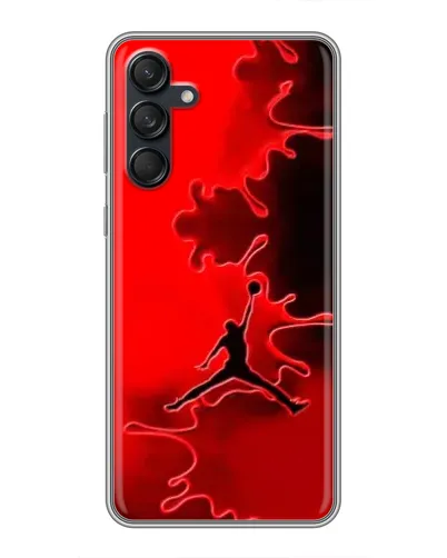 Чехол для Samsung Galaxy M55 5G с картинкой «Jordan Red Smoke»