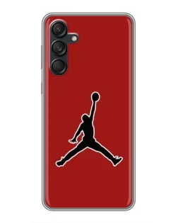 Чехол для Samsung Galaxy M55 5G с картинкой «Jordan Red Back»