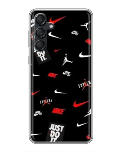 Чехол для Samsung Galaxy M55 5G с картинкой «Nike Mix Pattern»