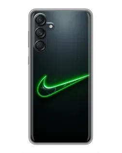 Чохол для Samsung Galaxy M55 5G з картинкою «Неоновий контур Nike»