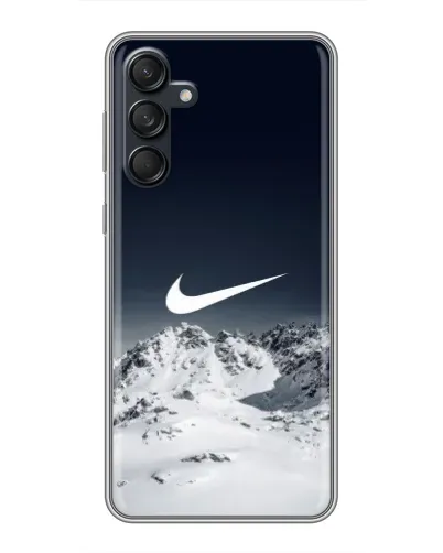 Чехол для Samsung Galaxy M55 5G с картинкой «Nike — зимние горы»