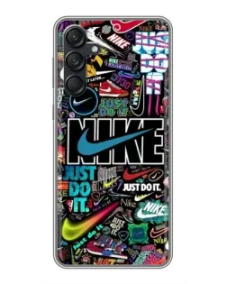 Чохол для Samsung Galaxy M55 5G з картинкою «Яскравий колаж Nike»