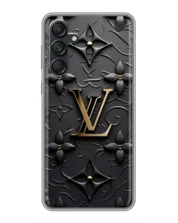 Чехол для Samsung Galaxy M55 5G с картинкой «Кожаная текстура LV»