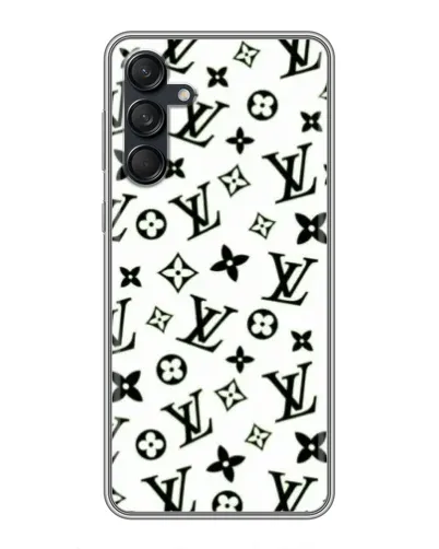 Чехол для Samsung Galaxy M55 5G с картинкой «Монохромный хаос LV» Чехол для Samsung Galaxy M55 5G с картинкой «Монохромный хаос LV»