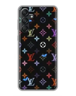 Чехол для Samsung Galaxy M55 5G с картинкой «Цветная монограмма LV»