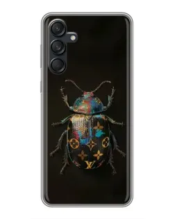 Чехол для Samsung Galaxy M55 5G с картинкой «LV — мраморный принт»
