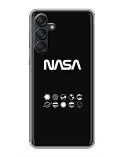 Чехол для Samsung Galaxy M55 5G с картинкой «NASA — технический принт»