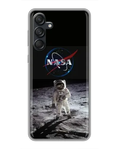 Чехол для Samsung Galaxy M55 5G с картинкой «Астронавт на Луне»