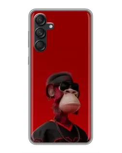 Чехол для Samsung Galaxy M55 5G с картинкой «Bored Ape в красном» Чехол для Samsung Galaxy M55 5G с картинкой «Bored Ape в красном»