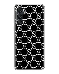 Чехол для Samsung Galaxy M55 5G с картинкой «Gucci — сетчатый паттерн» Чехол для Samsung Galaxy M55 5G с картинкой «Gucci — сетчатый паттерн»
