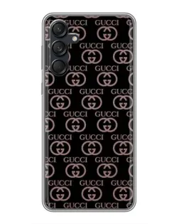 Чехол для Samsung Galaxy M55 5G с картинкой «Классическая монограмма Gucci»