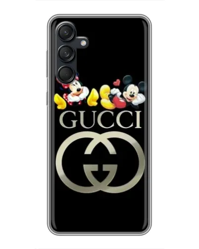 Чехол для Samsung Galaxy M55 5G с картинкой «Gucci — герои Disney»