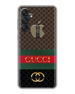 Чехол для Samsung Galaxy M55 5G с картинкой «Gucci — брендированный десерт»