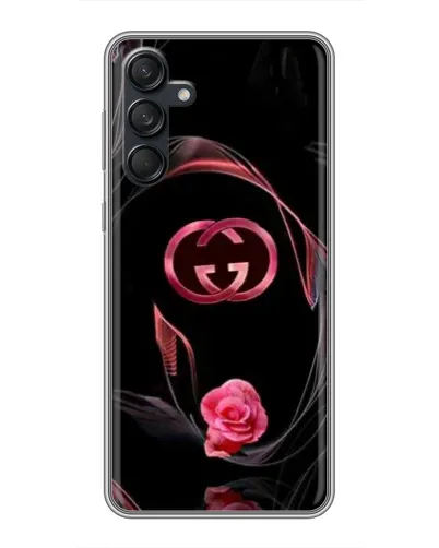 Чехол для Samsung Galaxy M55 5G с картинкой «Gucci — неоновая роза»