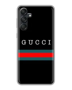 Чехол для Samsung Galaxy M55 5G с картинкой «Gucci — красный пояс»