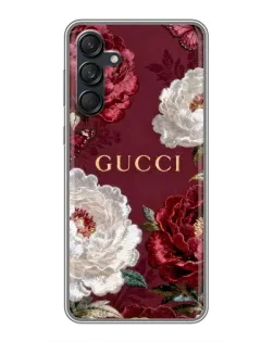 Чехол для Samsung Galaxy M55 5G с картинкой «Gucci — бордовые розы» Чехол для Samsung Galaxy M55 5G с картинкой «Gucci — бордовые розы»