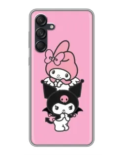 Чехол для Samsung Galaxy M55 5G с картинкой «My Melody и Kuromi» Чехол для Samsung Galaxy M55 5G с картинкой «My Melody и Kuromi»