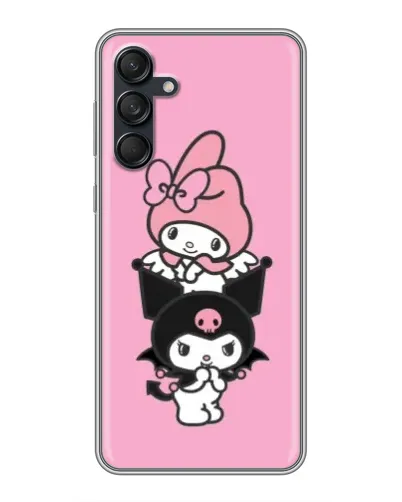Чехол для Samsung Galaxy M55 5G с картинкой «My Melody и Kuromi» Чехол для Samsung Galaxy M55 5G с картинкой «My Melody и Kuromi»