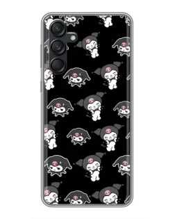 Чехол для Samsung Galaxy M55 5G с картинкой «Черный паттерн Kuromi» Чехол для Samsung Galaxy M55 5G с картинкой «Черный паттерн Kuromi»