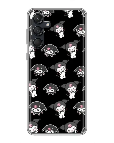 Чехол для Samsung Galaxy M55 5G с картинкой «Черный паттерн Kuromi» Чехол для Samsung Galaxy M55 5G с картинкой «Черный паттерн Kuromi»