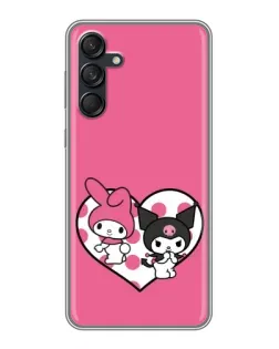 Чехол для Samsung Galaxy M55 5G с картинкой «Kuromi и My Melody» Чехол для Samsung Galaxy M55 5G с картинкой «Kuromi и My Melody»