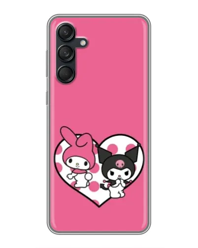 Чехол для Samsung Galaxy M55 5G с картинкой «Kuromi и My Melody» Чехол для Samsung Galaxy M55 5G с картинкой «Kuromi и My Melody»