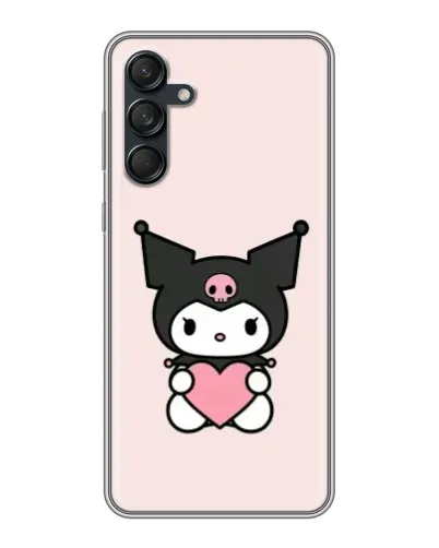 Чехол для Samsung Galaxy M55 5G с картинкой «Kuromi и сердце» Чехол для Samsung Galaxy M55 5G с картинкой «Kuromi и сердце»