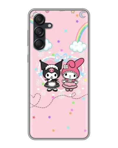 Чехол для Samsung Galaxy M55 5G с картинкой «My Melody и Kuromi» Чехол для Samsung Galaxy M55 5G с картинкой «My Melody и Kuromi»