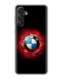 Чехол для Samsung Galaxy M55 5G с картинкой «Логотип BMW — вспышка»