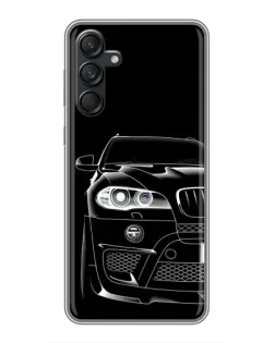 Чехол для Samsung Galaxy M55 5G с картинкой «Темный силуэт BMW»