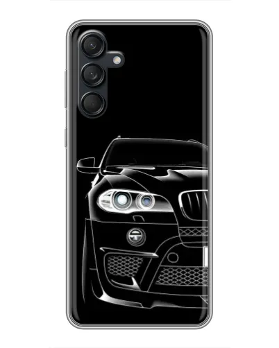 Чехол для Samsung Galaxy M55 5G с картинкой «Темный силуэт BMW»