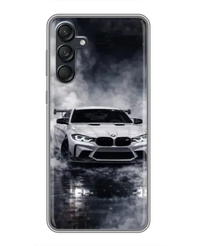 Чехол для Samsung Galaxy M55 5G с картинкой «BMW сквозь туман»