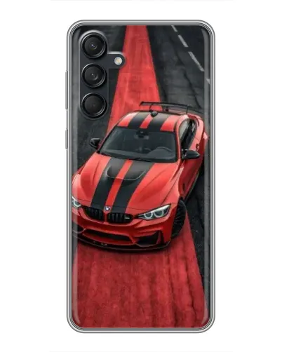 Чехол для Samsung Galaxy M55 5G с картинкой «BMW на красной дорожке»