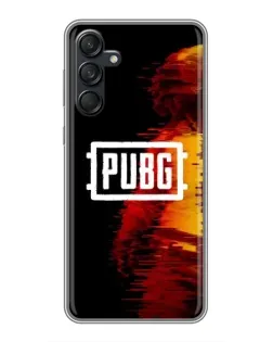 Чохол для Samsung Galaxy M55 5G з картинкою «Яскравий логотип PUBG»