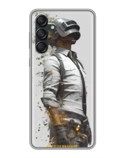 Чехол для Samsung Galaxy M55 5G с картинкой «PUBG — боец в пыли»