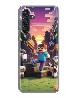 Чохол для Samsung Galaxy M55 5G з картинкою «Стів на фермі»