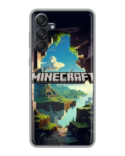 Чехол для Samsung Galaxy M55 5G с картинкой «Пещера Майнкрафт» Чехол для Samsung Galaxy M55 5G с картинкой «Пещера Майнкрафт»