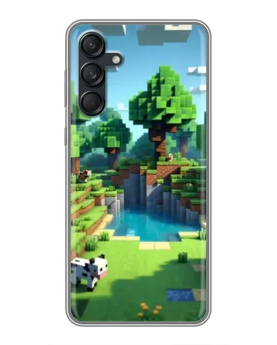Чехол для Samsung Galaxy M55 5G с картинкой «Minecraft летний день» Чехол для Samsung Galaxy M55 5G с картинкой «Minecraft летний день»