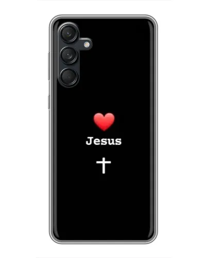 Чехол для Samsung Galaxy M55 5G с картинкой «Сердце - Jesus» Чехол для Samsung Galaxy M55 5G с картинкой «Сердце - Jesus»