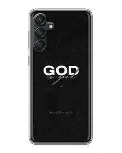 Чехол для Samsung Galaxy M55 5G с картинкой «GOD — Бог над всем»