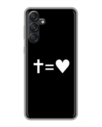 Чехол для Samsung Galaxy M55 5G с картинкой «Крест и Сердце» Чехол для Samsung Galaxy M55 5G с картинкой «Крест и Сердце»