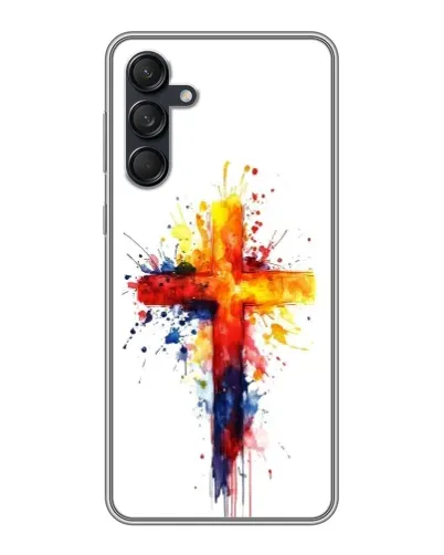Чехол для Samsung Galaxy M55 5G с картинкой «Акварельный крест» Чехол для Samsung Galaxy M55 5G с картинкой «Акварельный крест»