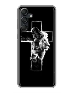 Чехол для Samsung Galaxy M55 5G с картинкой «Сияющий крест Jesus»