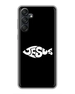 Чехол для Samsung Galaxy M55 5G с картинкой «Рыба Jesus»