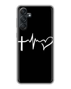 Чехол для Samsung Galaxy M55 5G с картинкой «Пульс веры»